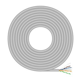 Kabel RJ45 Kategoria 6 UTP Sztywny Aisens A135-0743 Szary 500 m