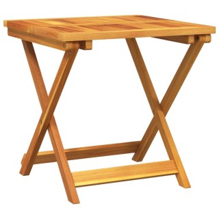  Składany stolik ogrodowy, 50x50x50 cm, lite drewno akacjowe