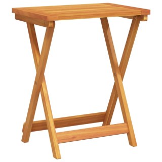  Składany stolik ogrodowy, 50x36x60 cm, lite drewno akacjowe