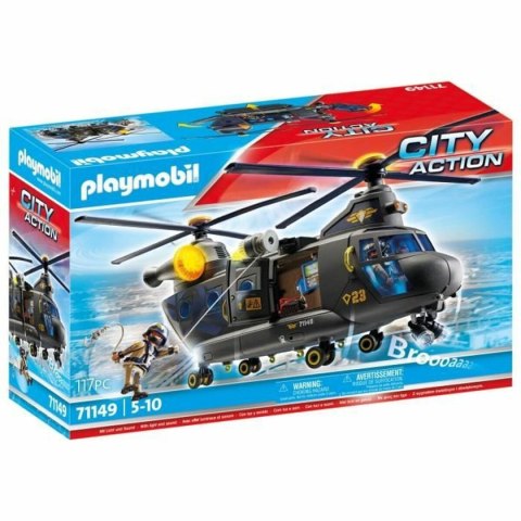Zestaw zabawek Playmobil Police Plane City Action Plastikowy