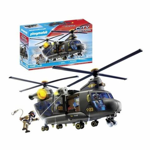 Zestaw zabawek Playmobil Police Plane City Action Plastikowy