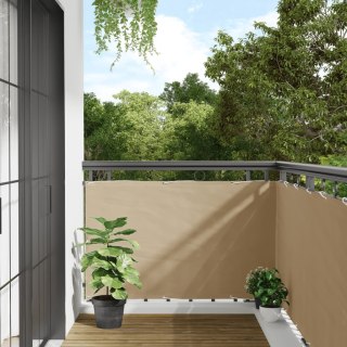  Parawan balkonowy, beżowy, 90x300 cm, tkanina Oxford