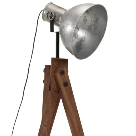  Lampa stojąca, 25 W, srebro vintage, 45x45x120 cm, E27