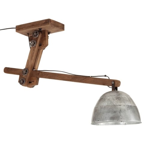  Lampa sufitowa 25 W, srebro vintage, 105x30x65-108 cm, E27