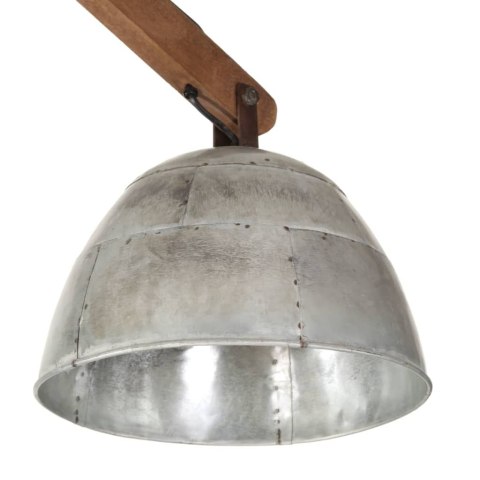  Lampa sufitowa 25 W, srebro vintage, 29x18x85 cm, E27