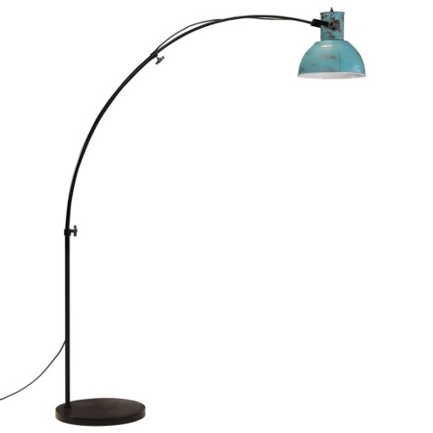  Lampa stojąca, 25 W, postarzany niebieski, 150 cm, E27