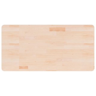  Blat do łazienki, 100x50x1,5 cm, surowe lite drewno