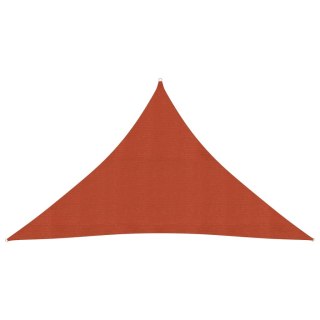  Żagiel przeciwsłoneczny, 160 g/m², terakota, 2,5x2,5x3,5m, HDPE