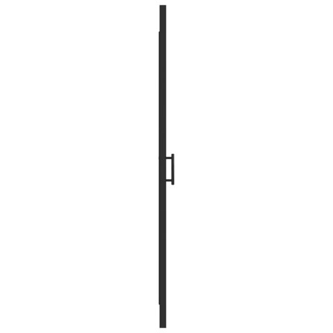  Drzwi prysznicowe, 91x195cm, hartowane szkło półmrożone, czarne