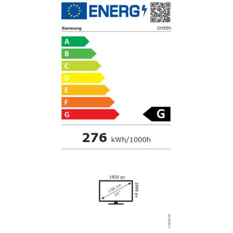 Monitor Videowall Samsung OM55N-S 55" VA 50-60 Hz