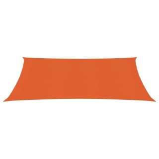 VidaXL Żagiel przeciwsłoneczny, 160 g/m², pomarańcz, 2,5x3,5 m, HDPE