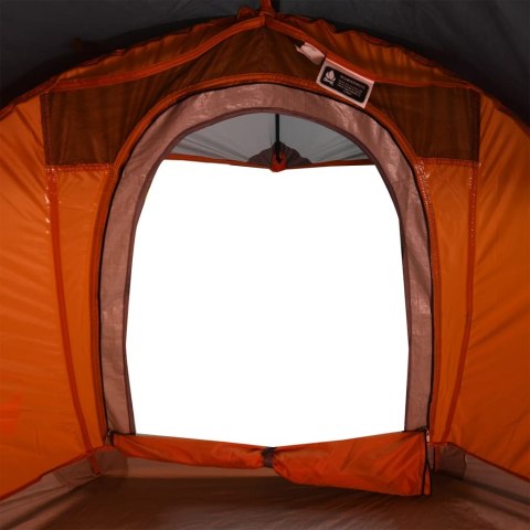  Namiot turystyczny, 1-os., szaro-pomarańczowy, wodoszczelny