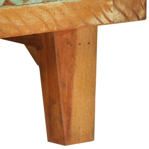  Ręcznie rzeźbiona szafka, 55x30x75 cm, lite drewno odzyskane