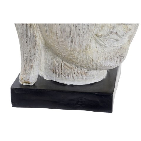 Figurka Dekoracyjna DKD Home Decor 33 x 34 x 65 cm Szary Budda Orientalny Wytrawianie