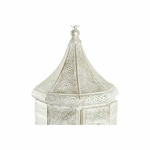 Lampa DKD Home Decor 2 Sztuk Biały Złoty Metal Szkło Arabia Wykończenie antyczne 30 x 30 x 71 cm (2 Sztuk)