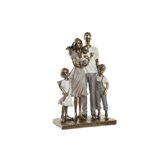 Figurka Dekoracyjna DKD Home Decor 24 x 11,5 x 34 cm Wielokolorowy Rodzina (2 Sztuk)