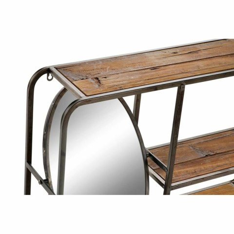 Regał DKD Home Decor Czarny Ceimnobrązowy Drewno Metal Lustro 73 x 19 x 50 cm