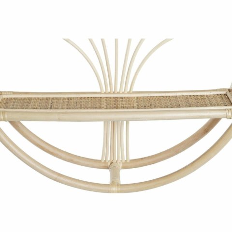 Regał DKD Home Decor Ściana Naturalny Rattan 2 Półki (60 x 14 x 60 cm)