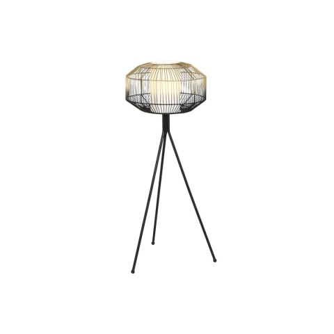 Lampa Stojąca DKD Home Decor Czarny Złoty Żelazo 50 W 220 V 39 x 39 x 103 cm