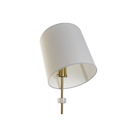 Lampa stołowa DKD Home Decor Biały Złoty Metal Marmur 50 W 220 V 25 x 25 x 81 cm