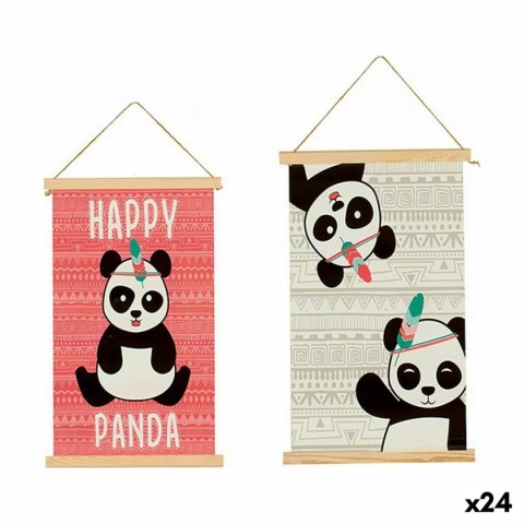 Dekoracja ścienna Miś Panda 1 x 54 x 33 cm (24 Sztuk)