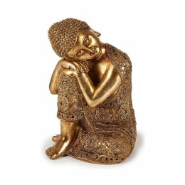 Figurka Dekoracyjna Budda Na siedząco Złoty 20 x 30 x 20 cm (4 Sztuk)
