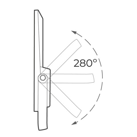 Reflektor LED EDM 31857 Slim 100 W 1200 Lm Słoneczny (6500 K)