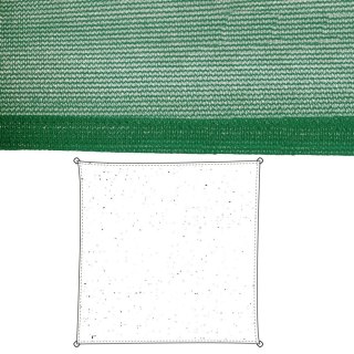 Żagle przeciwsłoneczne Namiot Kolor Zielony Polietylen 500 x 500 x 0,5 cm