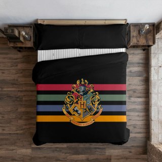 Poszwa na kołdrę Harry Potter Hogwarts Czarny Wielokolorowy 175 Żyłki 260 x 240 cm Łóżko 180