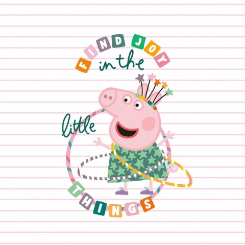 Narzuta Peppa Pig Find Joy Wielokolorowy