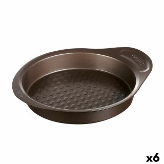 Forma do Ciast Pyrex Asimetria Czarny Metal Okrągły Ø 26 cm 6 Sztuk