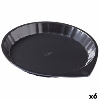 Forma do Ciast Pyrex Magic Czarny Metal Płaski Okrągły Ø 30 cm 6 Sztuk