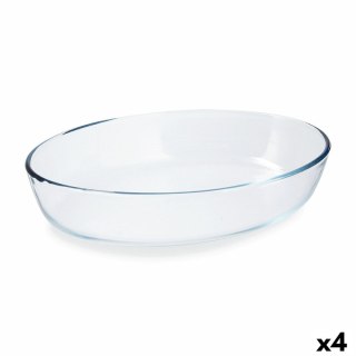 Naczynie do Piekarnika Pyrex Classic Vidrio Przezroczysty Szkło Owalna 30 x 21 x 7 cm (4 Sztuk)