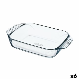 Naczynie do Piekarnika Pyrex Irresistible Przezroczysty Szkło Prostokątny 27,5 x 16,9 x 6 cm (6 Sztuk)