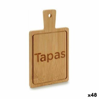 Tacka do przekąsek Z uchwytem Bambus Deska 11 x 1 x 19,5 cm (48 Sztuk)