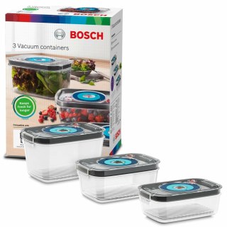 Set 3 Pojemników na Lunch BOSCH Tritan Plastikowy 700 ml 1 L 1,5 L (3 Sztuk)