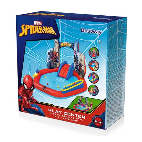 Basen dla dzieci Bestway Spiderman 211 x 206 x 127 cm Plac zabaw