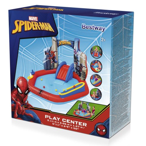 Basen dla dzieci Bestway Spiderman 211 x 206 x 127 cm Plac zabaw