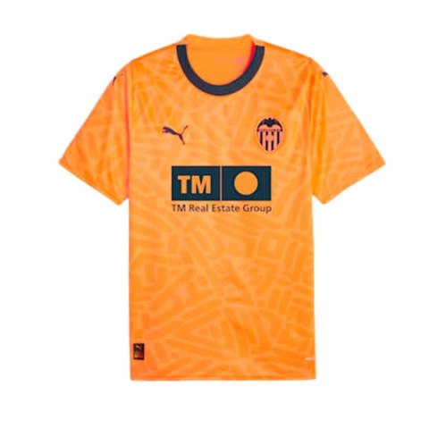 Koszulka piłkarska męska z krótkim rękawem Puma Valencia CF 3rd Kit 23/24 Pomarańczowy - S
