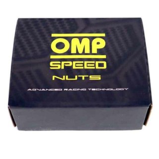 Set Nakrętki OMP 7075 40 mm M12 x 1,50 20 uds Srebro