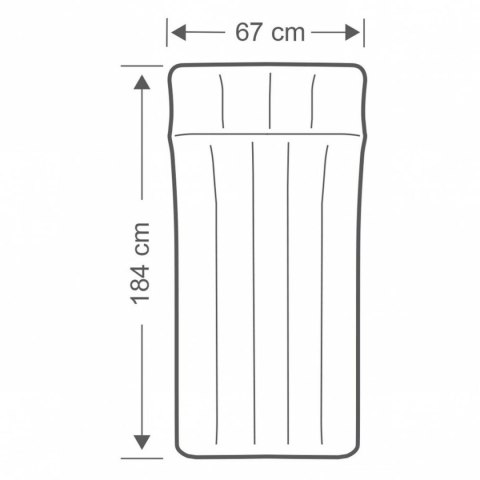 Materac Dmuchany Intex 67 x 17 x 184 cm (6 Sztuk)