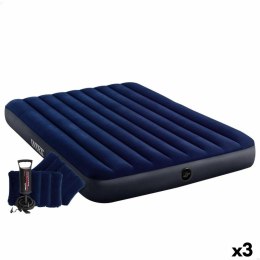 Materac Dmuchany Intex CLASSIC DOWNY 152 x 25 x 203 cm (3 Sztuk)