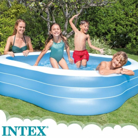 Nadmuchiwany basen Intex Niebieski 1250 L 229 x 56 x 229 cm (2 Sztuk)