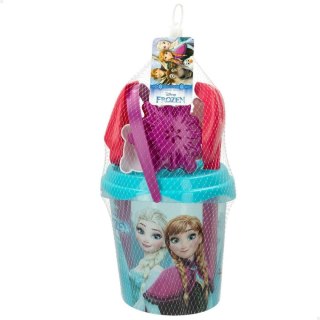 Zestaw zabawek plażowych Frozen Elsa & Anna Ø 18 cm (16 Sztuk)