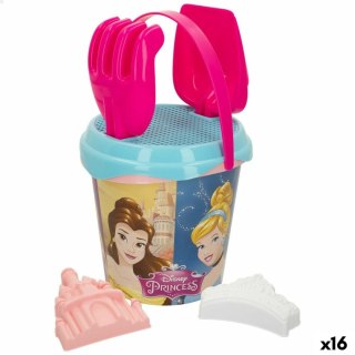 Zestaw zabawek plażowych Princesses Disney Ø 18 cm (16 Sztuk)