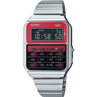 Zegarek Męski Casio CA-500WE-4BEF Srebrzysty (Ø 34 mm)