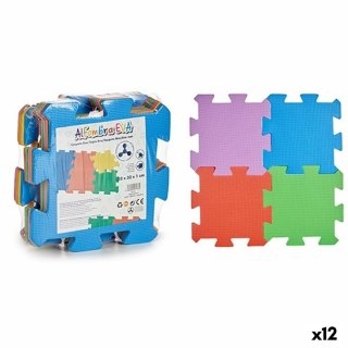 Dywan Puzzle Wielokolorowy Miękka Pianka EVA (12 Sztuk)