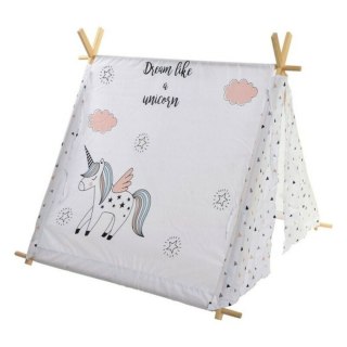 Namiot DKD Home Decor Bawełna Drewno Jednorożec (110 x 110 x 106 cm)