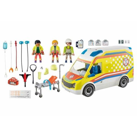 Playset Playmobil 71202 City Life Ambulance 67 Części