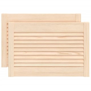 Drzwi żaluzjowe do szafki, 2 szt., 39,5x59,4 cm, drewno sosnowe